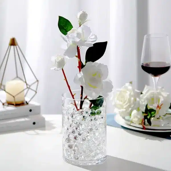Bolas Mágicas De Gel Transparentes: Embellece Tu Florero