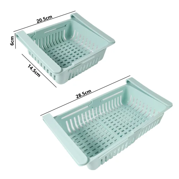 Organizador De Refrigerador Ajustable Y Estirable