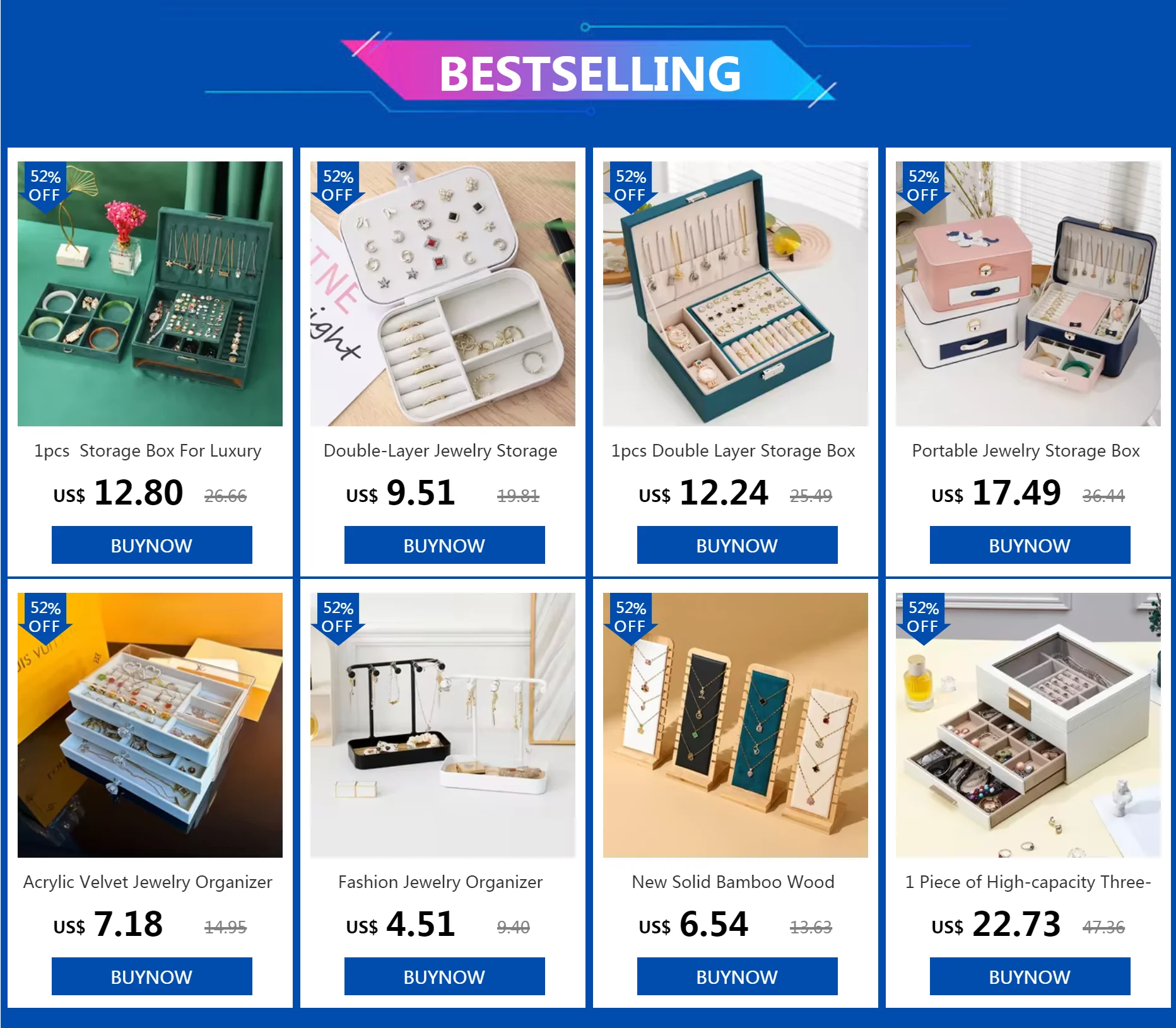 Elegante Solución de Almacenamiento: Organizador de Joyas Compacto y Portátil
