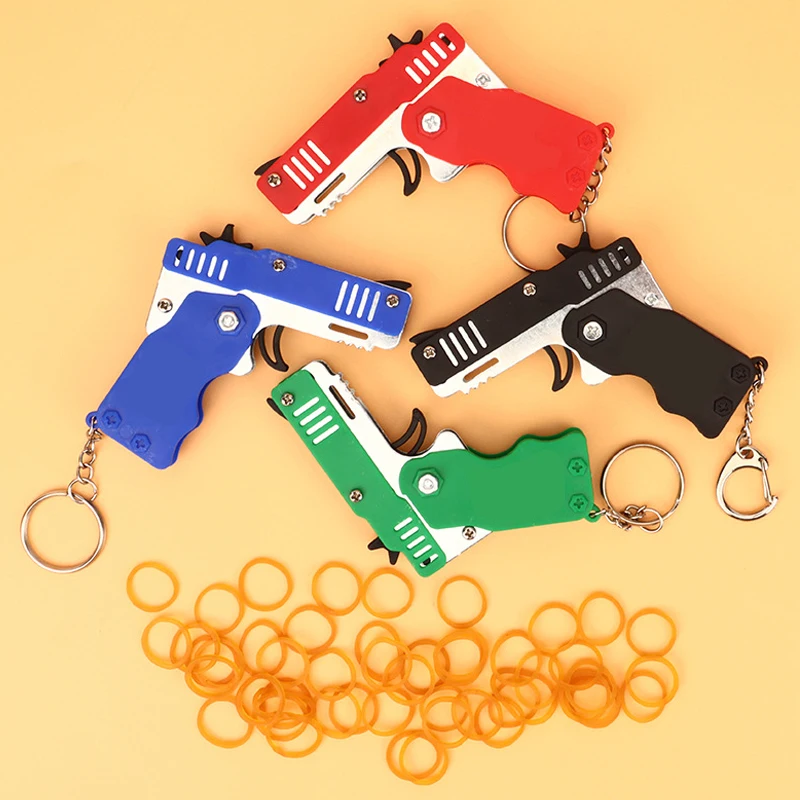 Divertido Llavero En Forma De Pistola: ¡Un Accesorio Único Para Los Más Audaces!