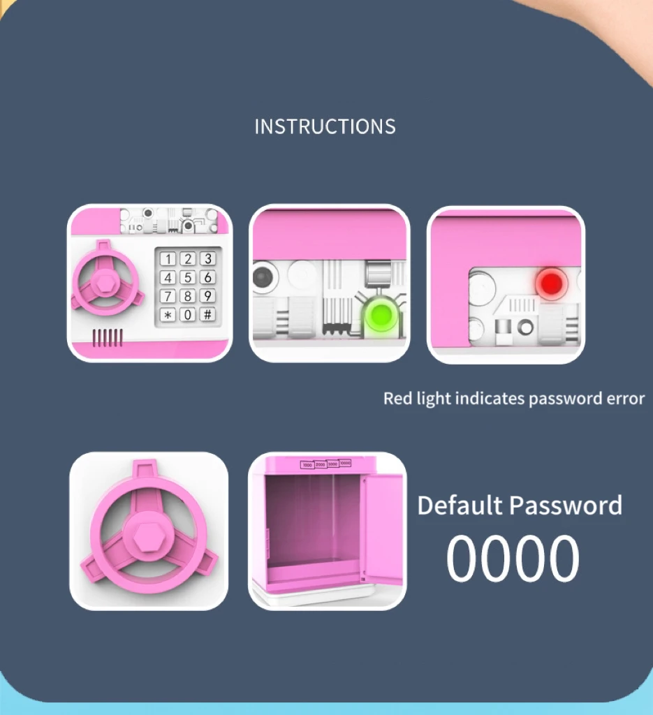 Hucha Automática Creativa Con Enrollado De Dinero A Prueba De Caídas Para Niños