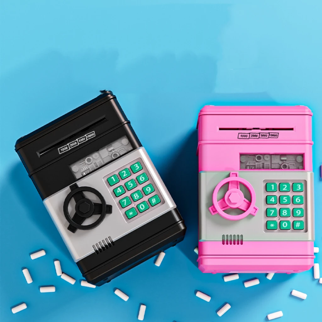 Hucha Automática Creativa Con Enrollado De Dinero A Prueba De Caídas Para Niños