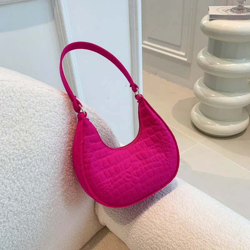 Bolso De Hombro Informal De Color Sólido
