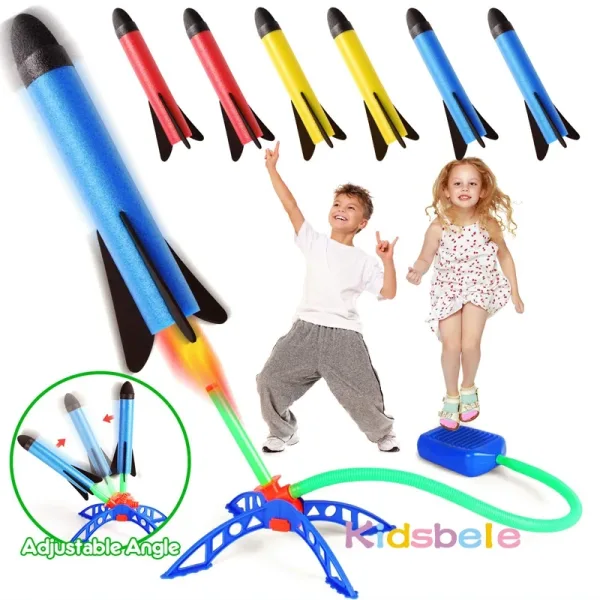 Imagen del producto Bomba de pie de cohete de aire para chicos | Compra online en Tiendafiable