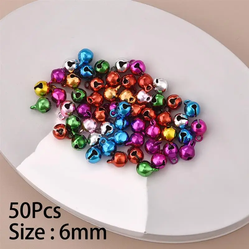 Mini Colgante De Cascabel Dorado De Aluminio Para Decoración De Árbol De Navidad