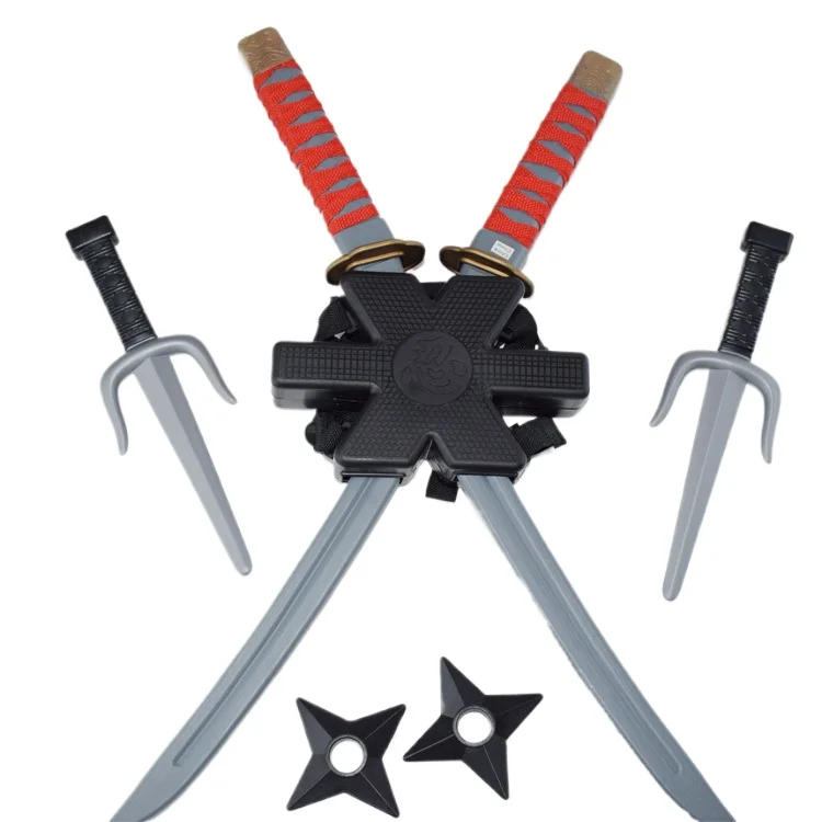 Samurai Ninja Plástico Retro Cuchillo Largo