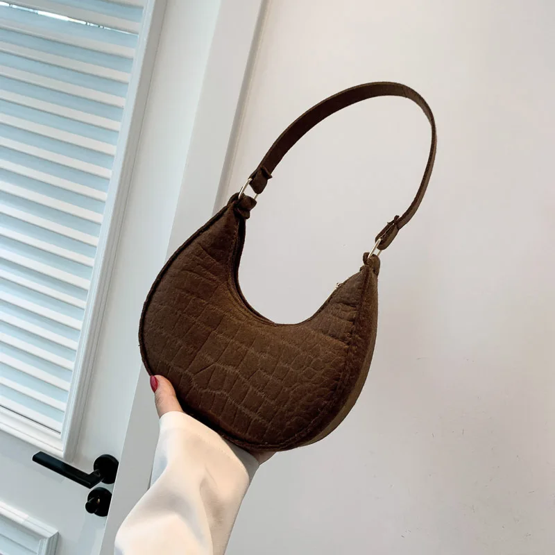 Bolso De Hombro Informal De Color Sólido