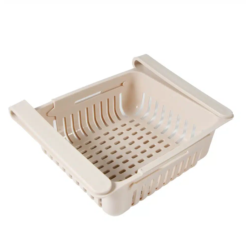 Organizador de refrigerador ajustable y estirable