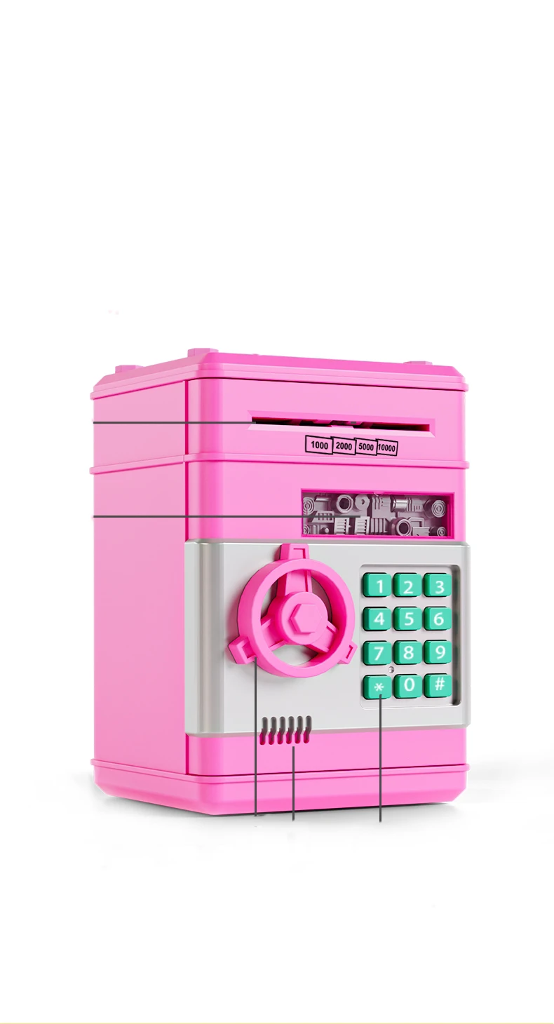 Hucha Automática Creativa Con Enrollado De Dinero A Prueba De Caídas Para Niños