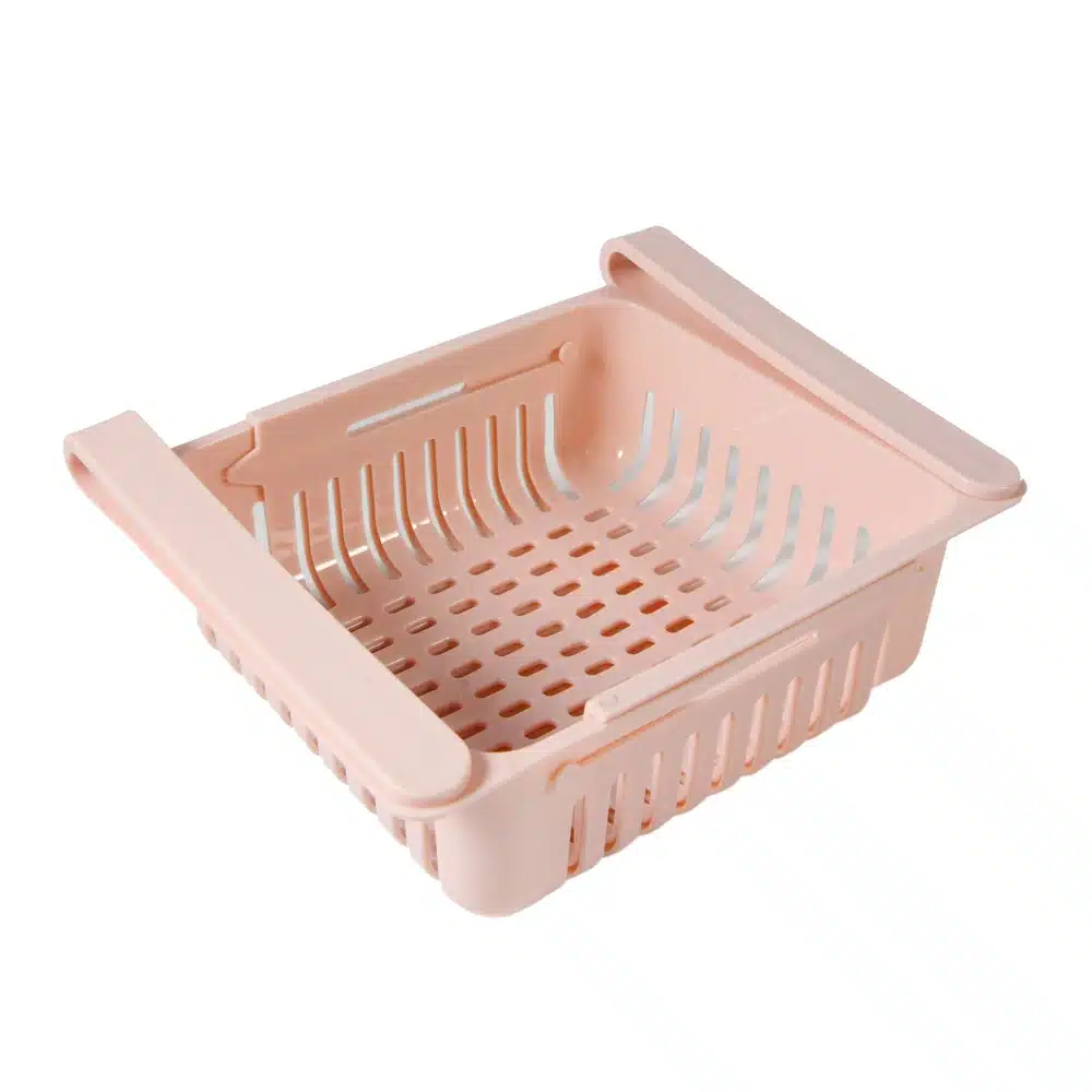 Organizador de refrigerador ajustable y estirable
