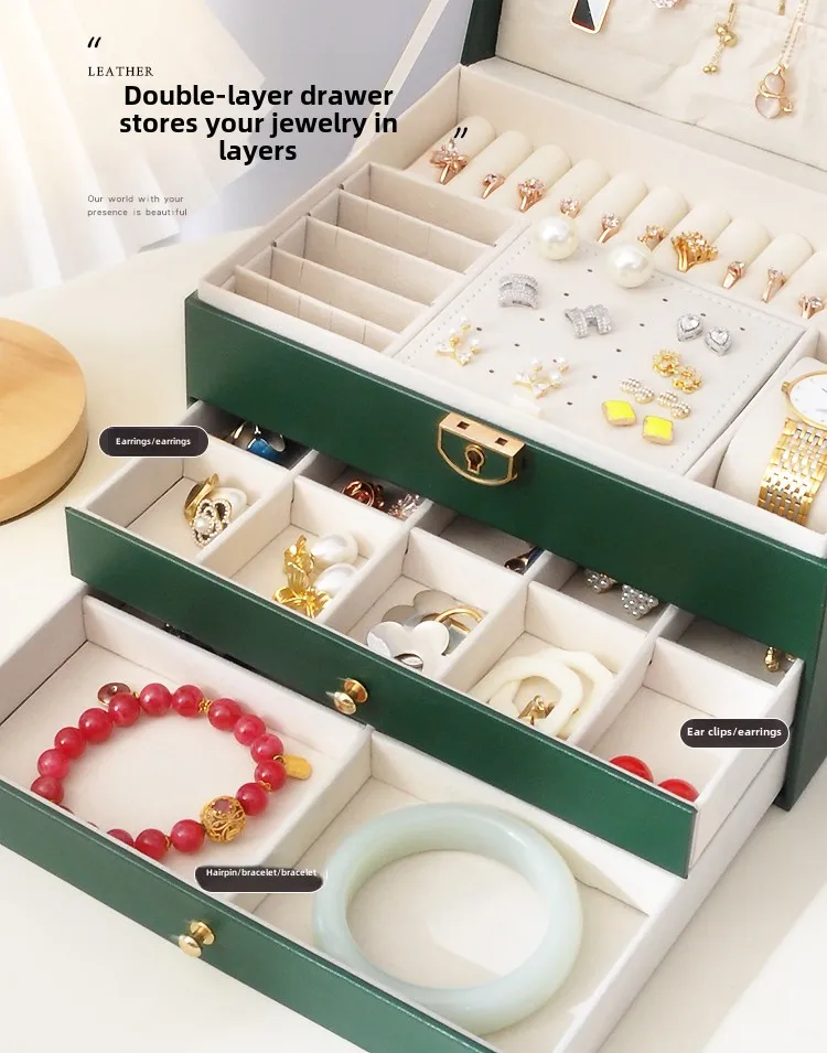Elegante Joyero Con Cajones Y Sistema De Seguridad Integrado