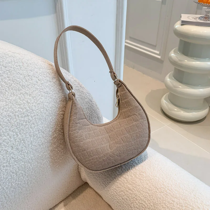 Bolso De Hombro Informal De Color Sólido