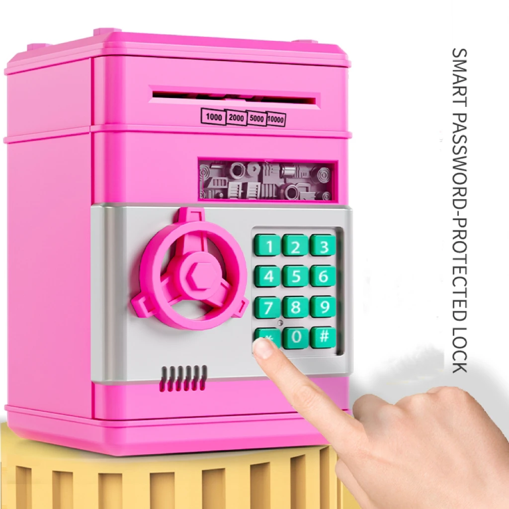 Hucha Automática Creativa Con Enrollado De Dinero A Prueba De Caídas Para Niños