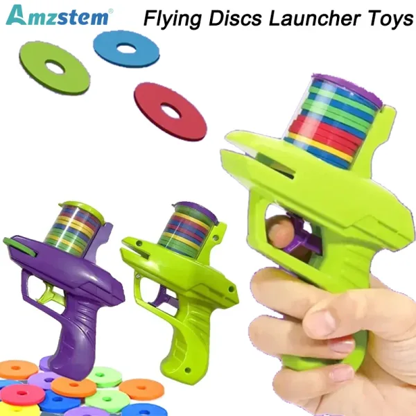 Imagen Del Producto Lanzadores De Discos Voladores Para Niños | Compra Online En Tiendafiable