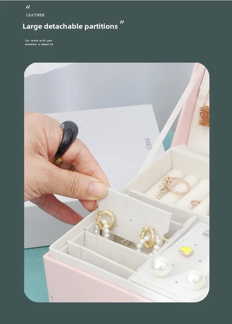 Elegante Joyero Con Cajones Y Sistema De Seguridad Integrado