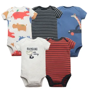 Imagen del producto monos para bebés para niños y niñas, ropa de algodón de manga corta para niños de 6 a 24 meses | Compra online en Tiendafiable