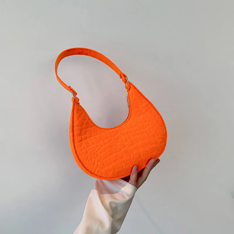 Bolso De Hombro Informal De Color Sólido