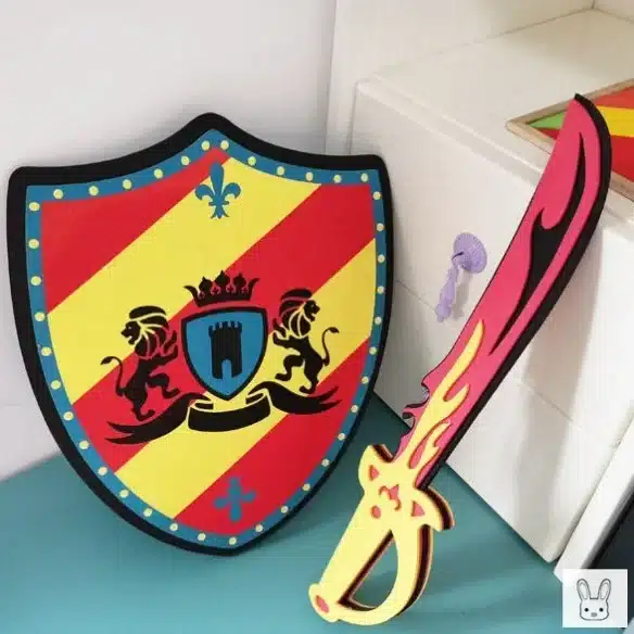 Espada Pirata Eva Juego De Escudo De Juguete Para Niños
