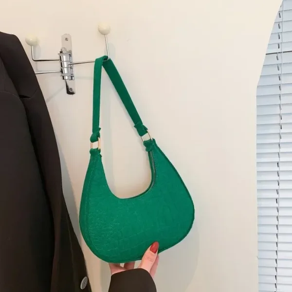 Imagen Del Producto Bolso De Hombro Informal De Color Sólido | Compra Online En Tiendafiable