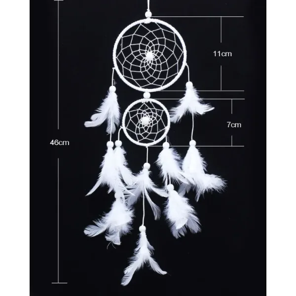 Imagen Del Producto Atrapasueños Para Decoración De La Habitación Tejido De Plumas | Compra Online En Tiendafiable