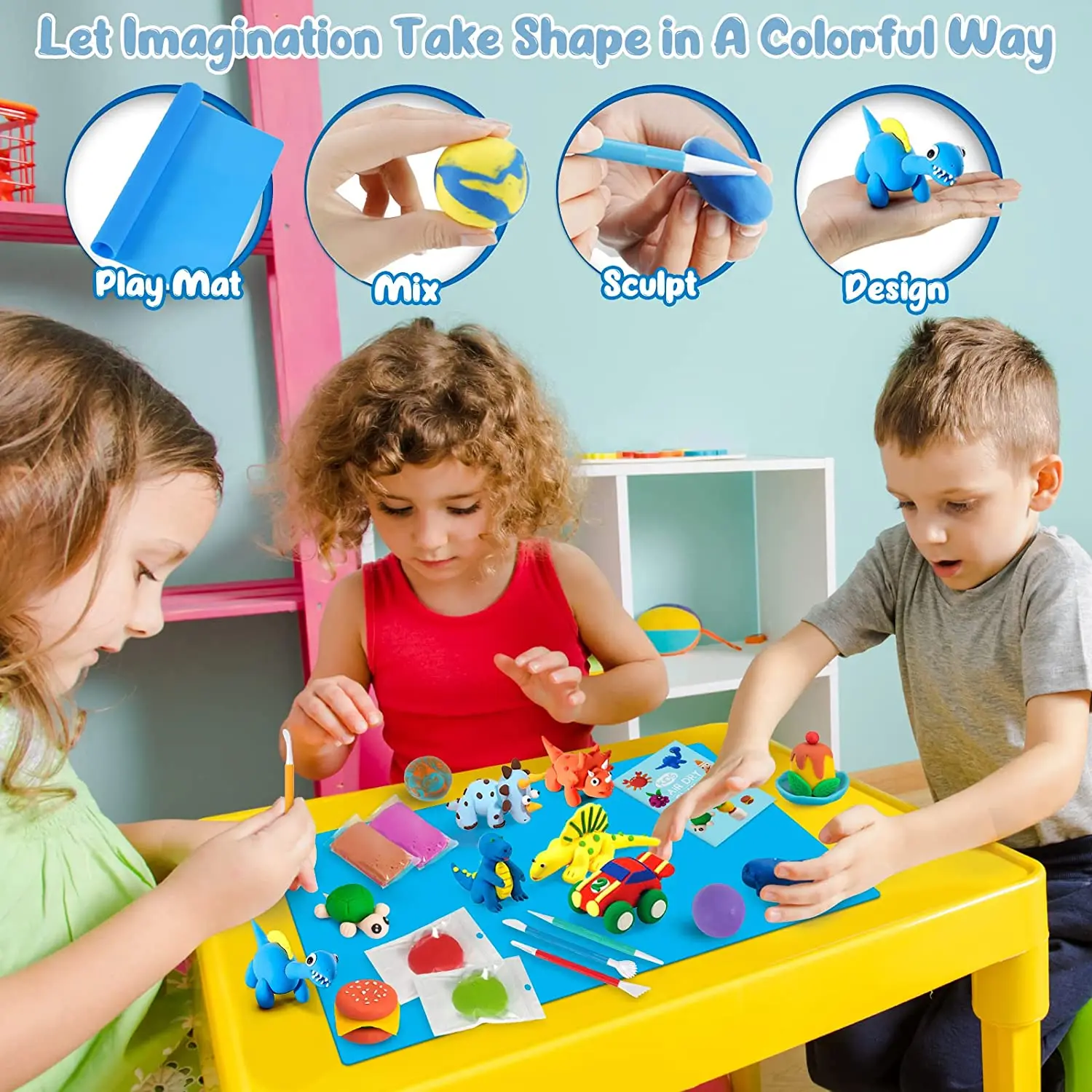 36 Colores De Arcilla Ligera De Polímero Para Niños, Juguete De Plastilina Suave Y Esponjoso
