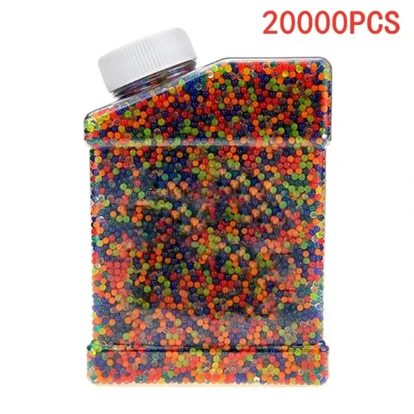 Imagen del producto Bolas de agua de 20K con botella funciona con pistola de bolas de Gel | Compra online en Tiendafiable