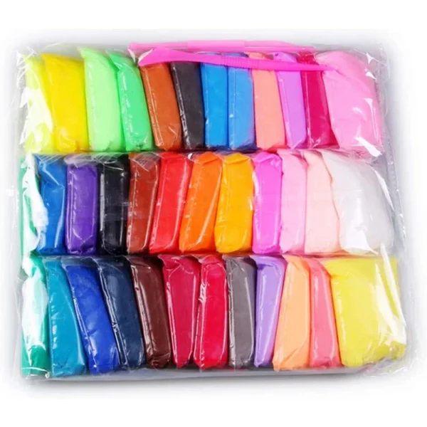 36 Colores De Arcilla Ligera De Polímero Para Niños, Juguete De Plastilina Suave Y Esponjoso