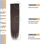 Transforma Tu Look: Extensiones De Cabello Sintético Con Clip Para Mujeres Modernas