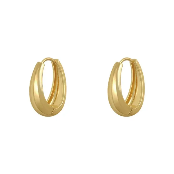 Imagen Informativa: Joyas De Lujo Para Dama: Aros Sencillos De Metal Para Dama | Tiendafiable