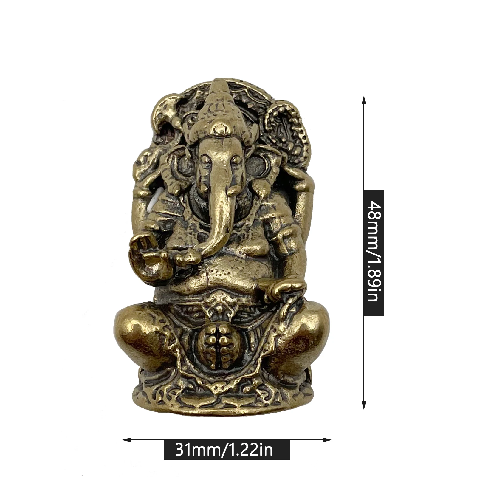Creativo Elefante de Bolsillo Auténtico Talismán Tailandesa