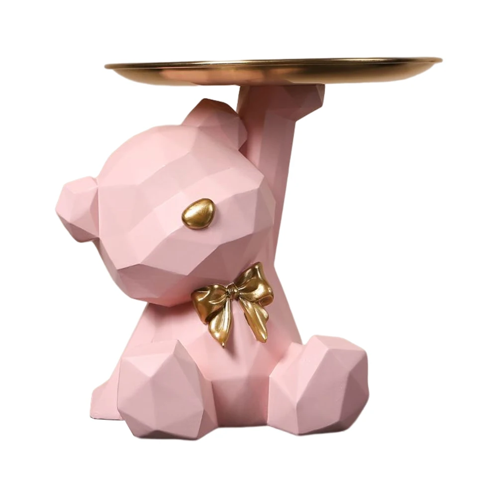 Llavero De Oso Geométrico: Elegancia Esencial