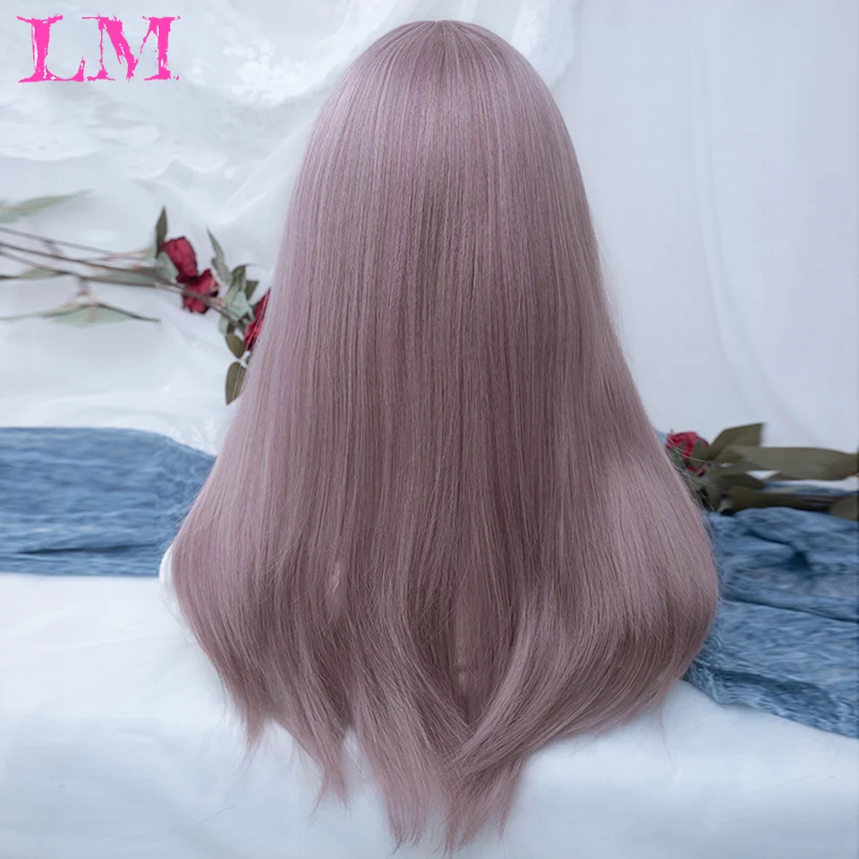 &Quot;Peluca Sintética Recta Con Malla Frontal: La Elegancia Hecha Estilo Femenino&Quot;