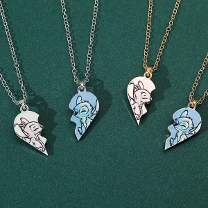 Imagen informativa: Collar de corazón de punto de Disney para compartir | Tiendafiable