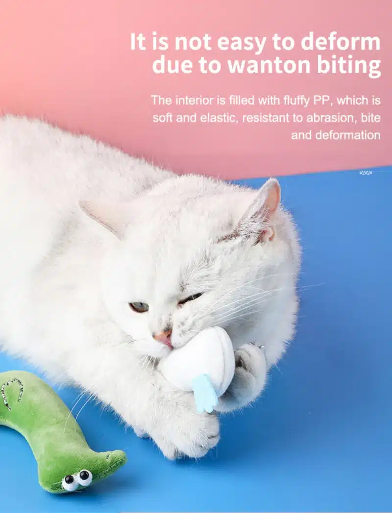 Increíble Juguete Interactivo de Hierba para El Entretenimiento de Tu Gato