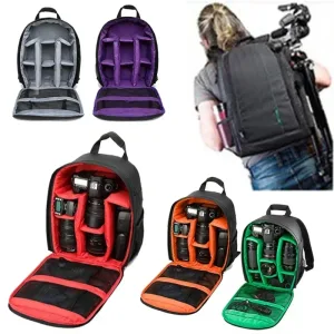 Imagen Informativa: Mochila Aventura Para Fotógrafos: Bolso Impermeable De Hombro Para Cámaras Canon, Nikon Y Sony | Tiendafiable