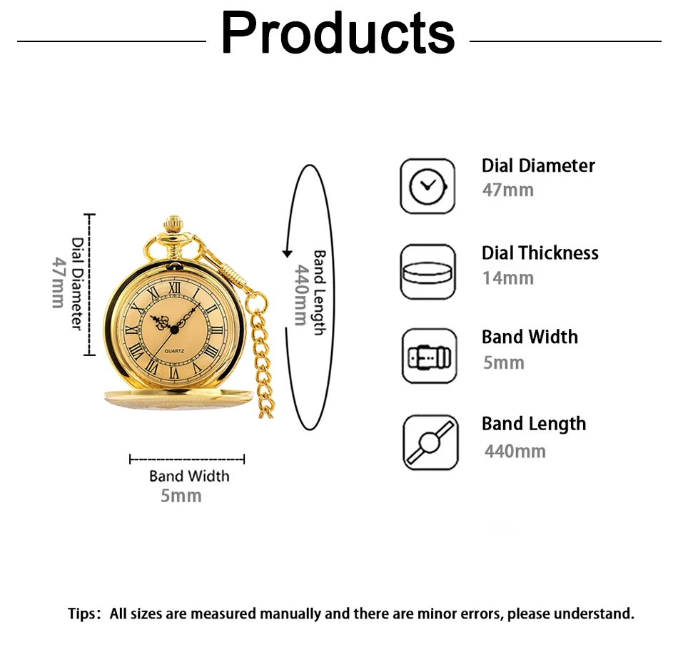 Elegante Reloj de Bolsillo de Cuarzo con Encanto de Números Romanos