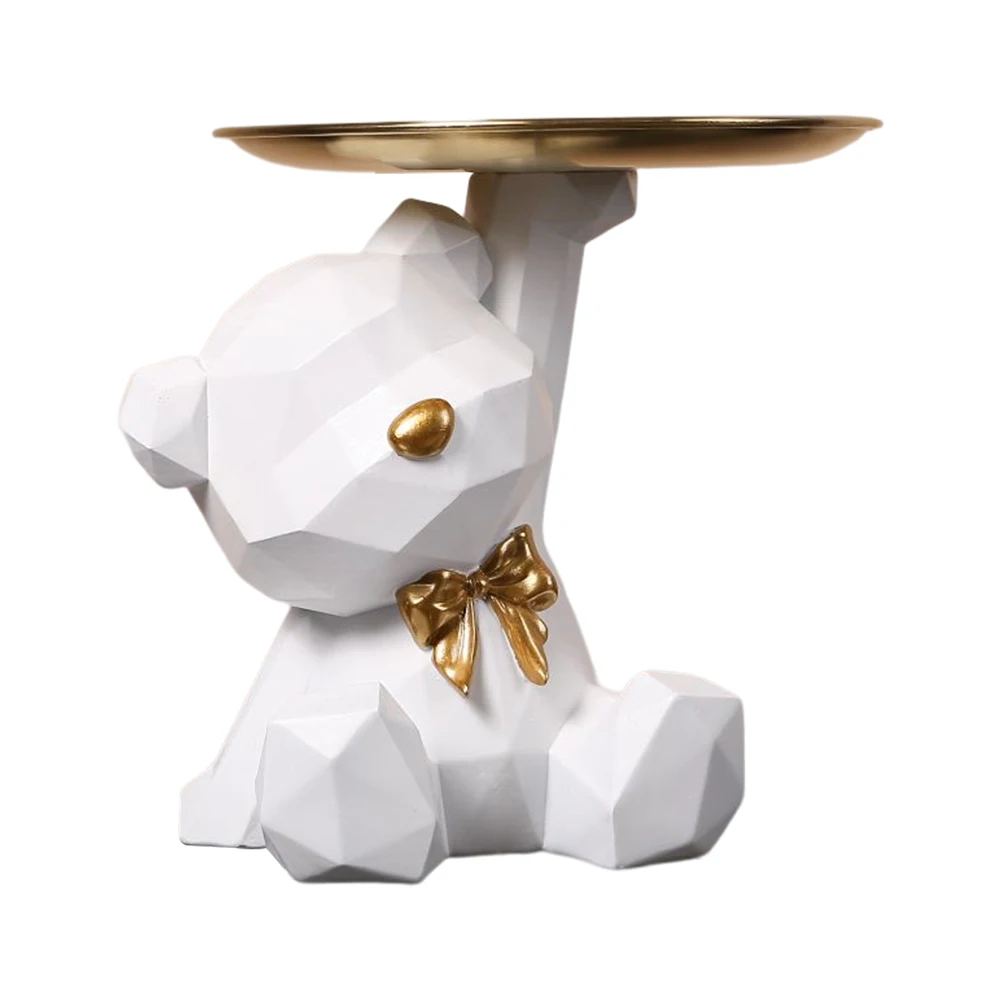Llavero De Oso Geométrico: Elegancia Esencial