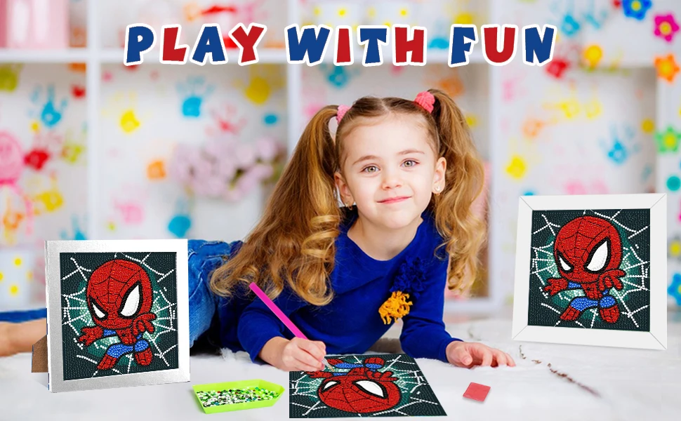 Kits De Pintura Artística De Diamantes De Dibujos Animados