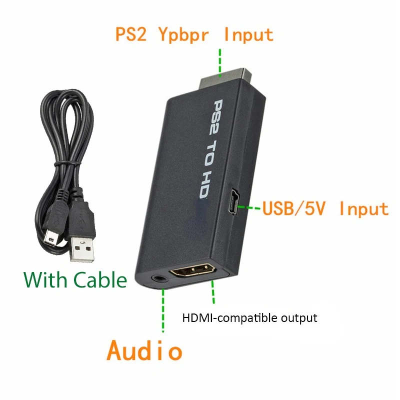 Adaptador De Video De Alta Calidad Con Salida De Audio