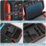Amplia Mochila De Protección Para Nintendo Switch Oled: Estuche Portátil Impermeable Y Resistente A Arañazos Para Tus Aventuras De Juego.