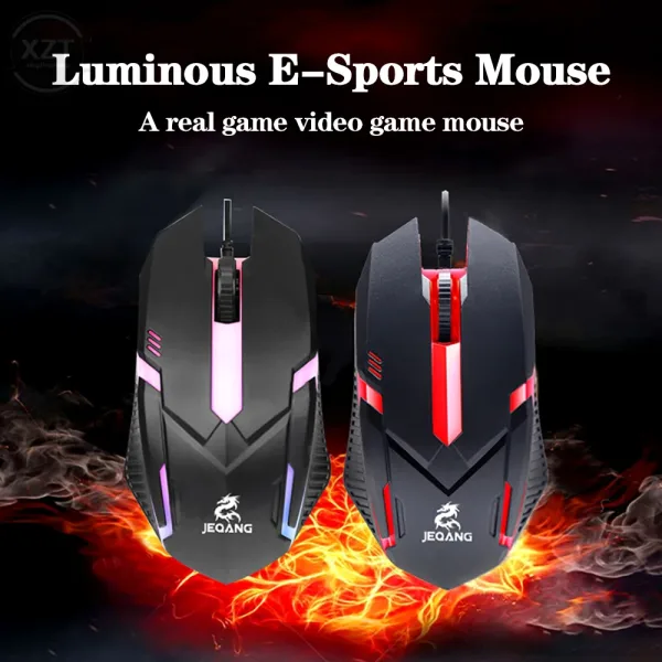 Imagen Informativa: Magnífico Ratón Óptico Con Cable Usb Y Luces Rgb | Tiendafiable