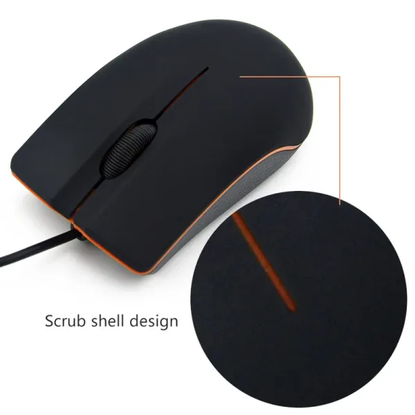 Imagen informativa: Nuevo Mouse Óptico Negro de Alta Precisión | Tiendafiable