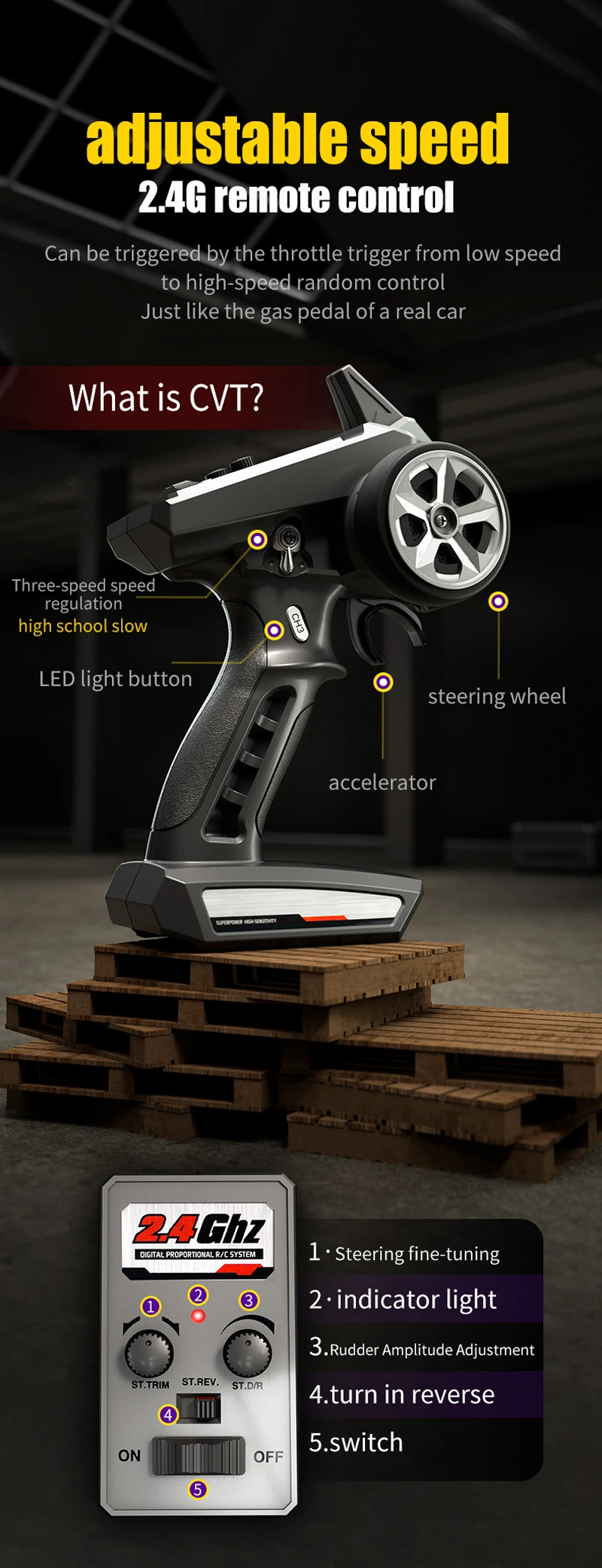 Camioneta Teledirigida Revolucionaria con Espectaculares Luces LED