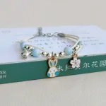 Conjunto De Pulsera Con Corazón De Ojo Azul Malvado