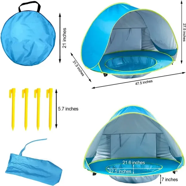Imagen Informativa: Refugio Solar Para Bebé Al Aire Libre | Tiendafiable