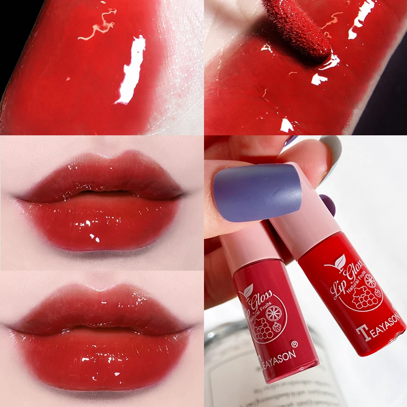 Mini Brillo de Labios Líquido Hermoso de Larga Duración