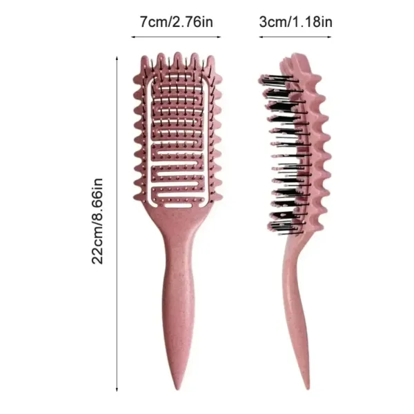 Imagen informativa: Cepillo de peinado Curl Define, cepillo para desenredar, peine de pelo rizado | Tiendafiable