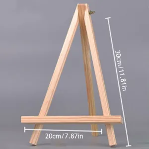 Imagen Informativa: Mini Estante De Madera Natural Para Trípode | Tiendafiable