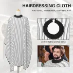 Capa De Peluquero Con Cuello De Esponja
