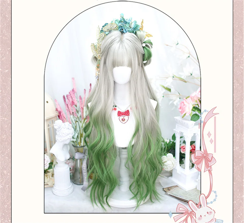 Peluquería De Ensueño: Pelucas Sintéticas Largas Con Flequillo Para Un Look Ondulado Y Feminidad Deslumbrante